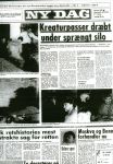 Forside fra dagbladet Ny Dag 8/12 1969 Forside fra dagbladet Ny Dag 8/12 1969