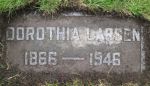 Gravsten for Dorthea Larsen f. Johansen Gravsten for Dorthea Larsen f. Johansen
